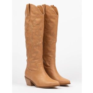 Billini Urson Cowboy Boots Camel Sz 8